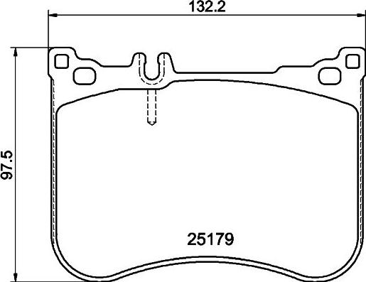 HELLA 8DB 355 021-211 - Kit de plaquettes de frein, frein à disque cwaw.fr