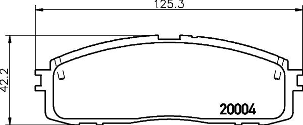 HELLA 8DB 355 028-941 - Kit de plaquettes de frein, frein à disque cwaw.fr