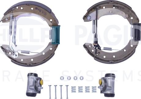 HELLA 8DB 355 022-681 - Jeu de mâchoires de frein cwaw.fr