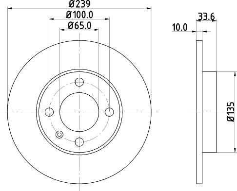 HELLA 8DD 355 104-191 - Disque de frein cwaw.fr