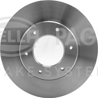 HELLA 8DD 355 108-531 - Disque de frein cwaw.fr