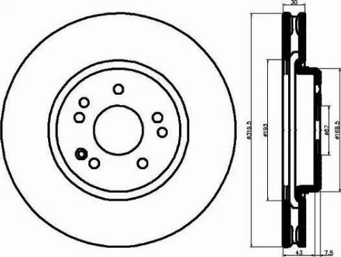 BENDIX 520957 - Disque de frein cwaw.fr