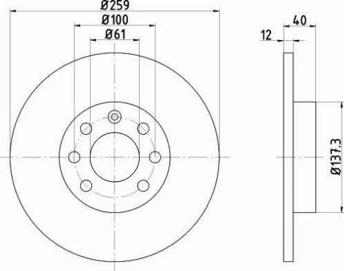 HELLA 8DD 355 102-201 - Disque de frein cwaw.fr