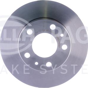 HELLA 8DD 355 107-411 - Disque de frein cwaw.fr