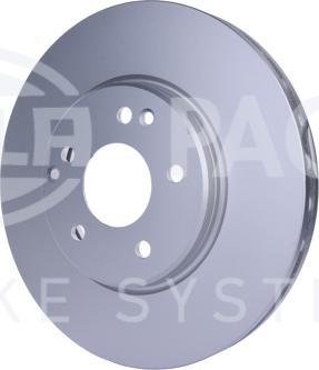 HELLA 8DD 355 107-501 - Disque de frein cwaw.fr