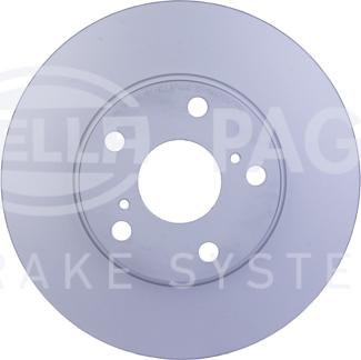 HELLA 8DD 355 119-661 - Disque de frein cwaw.fr