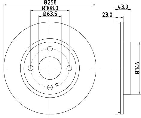 HELLA 8DD 355 115-371 - Disque de frein cwaw.fr