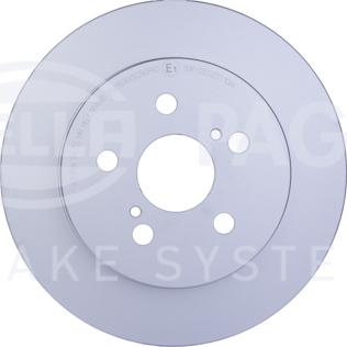 HELLA 8DD 355 116-901 - Disque de frein cwaw.fr