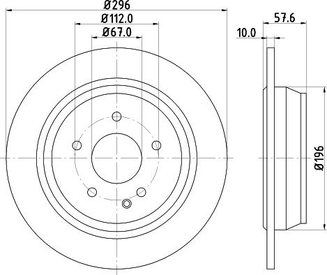 HELLA 8DD 355 124-141 - Disque de frein cwaw.fr