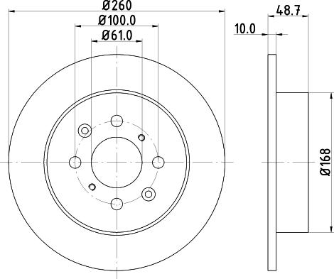 HELLA 8DD 355 110-331 - Disque de frein cwaw.fr