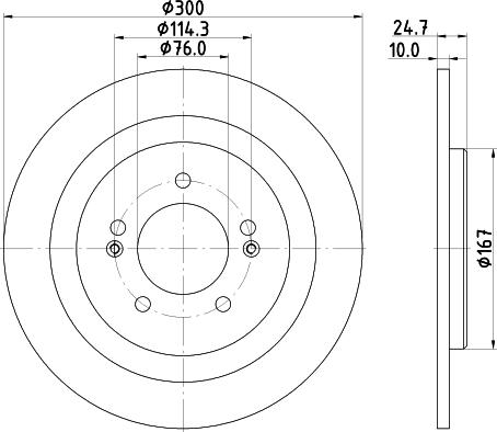 HELLA 8DD 355 118-241 - Disque de frein cwaw.fr