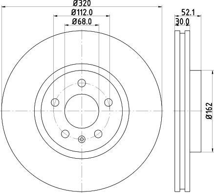 HELLA 8DD 355 117-191 - Disque de frein cwaw.fr