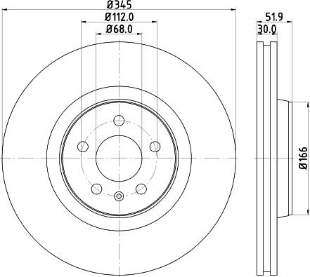 HELLA 8DD 355 117-181 - Disque de frein cwaw.fr