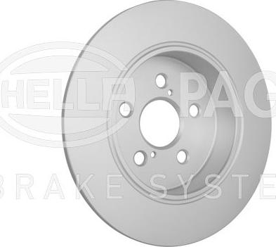 HELLA 8DD 355 134-411 - Disque de frein cwaw.fr