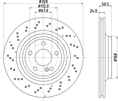 HELLA 8DD 355 133-271 - Disque de frein cwaw.fr