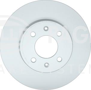 HELLA 8DD 355 132-081 - Disque de frein cwaw.fr