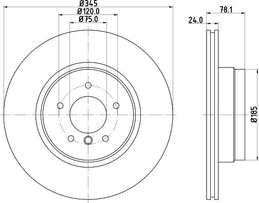 HELLA 8DD 355 129-321 - Disque de frein cwaw.fr