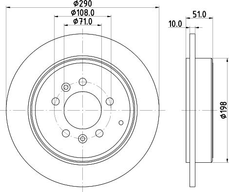 HELLA 8DD 355 124-881 - Disque de frein cwaw.fr