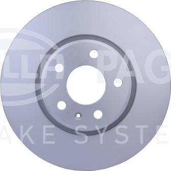 HELLA 8DD 355 125-181 - Disque de frein cwaw.fr