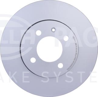 HELLA 8DD 355 125-391 - Disque de frein cwaw.fr