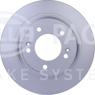 HELLA 8DD 355 126-651 - Disque de frein cwaw.fr