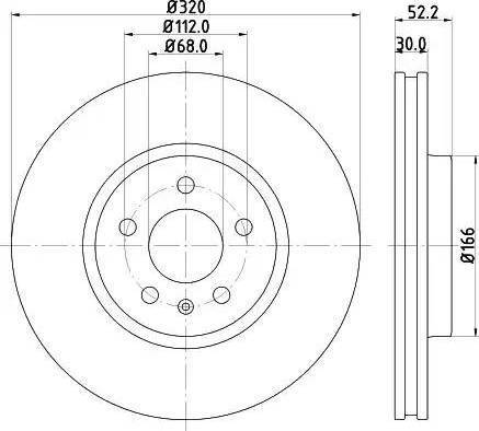 HELLA 8DD 355 121-401 - Disque de frein cwaw.fr