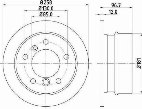 HELLA 8DD 355 111-881 - Disque de frein cwaw.fr