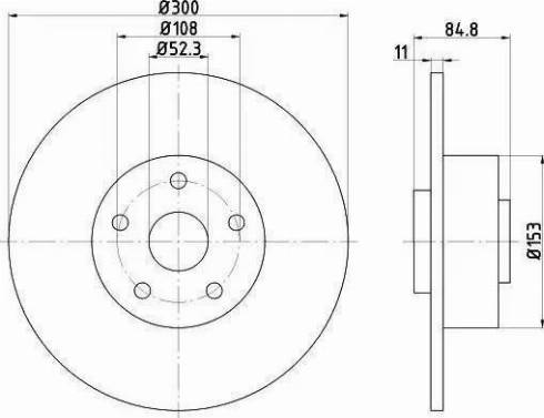 HELLA 8DD 355 113-871 - Disque de frein cwaw.fr