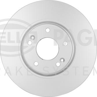 HELLA 8DD 355 122-501 - Disque de frein cwaw.fr