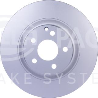 HELLA 8DD 355 127-921 - Disque de frein cwaw.fr