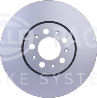 HELLA 8DD 355 127-581 - Disque de frein cwaw.fr