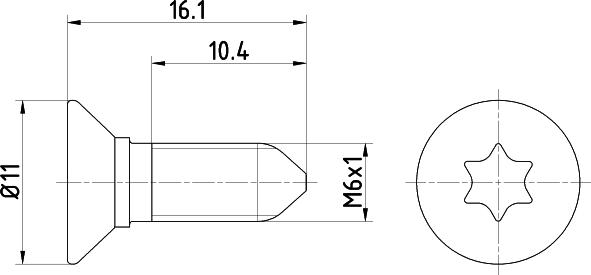 HELLA 8DZ 355 209-081 - Vis, disque de frein cwaw.fr