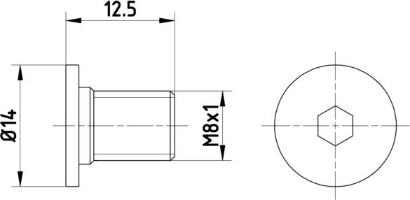 HELLA 8DZ 355 209-021 - Vis, disque de frein cwaw.fr