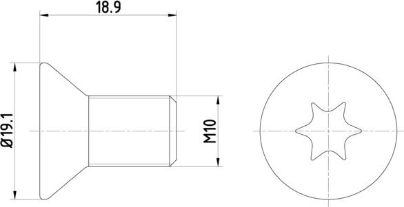 HELLA 8DZ 355 209-101 - Vis, disque de frein cwaw.fr