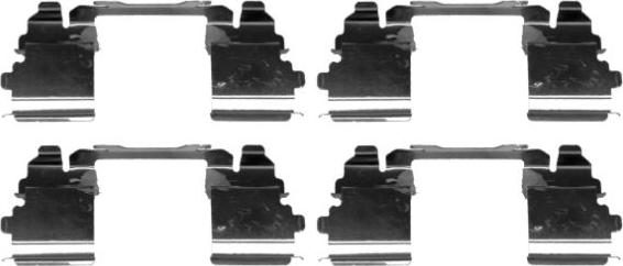 HELLA 8DZ 355 205-401 - Kit d'accessoires, plaquette de frein à disque cwaw.fr