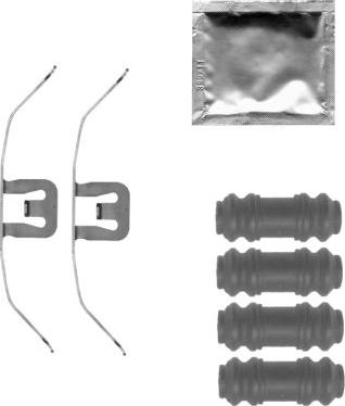 HELLA 8DZ 355 205-481 - Kit d'accessoires, étrier de frein cwaw.fr