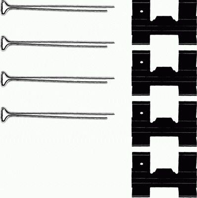 HELLA 8DZ 355 206-511 - Kit d'accessoires, plaquette de frein à disque cwaw.fr