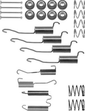 HELLA 8DZ 355 200-501 - Kit d'accessoires, mâchoire de frein cwaw.fr