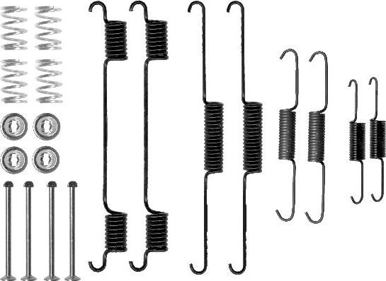 HELLA 8DZ 355 200-661 - Kit d'accessoires, mâchoire de frein cwaw.fr