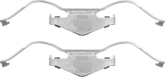 HELLA 8DZ 355 201-491 - Kit d'accessoires, étrier de frein cwaw.fr