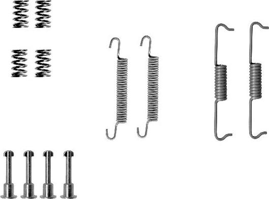 HELLA 8DZ 355 201-871 - Kit d'accessoires, mâchoires de frein de stationnement cwaw.fr