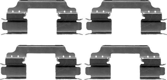 HELLA 8DZ 355 203-151 - Kit d'accessoires, plaquette de frein à disque cwaw.fr