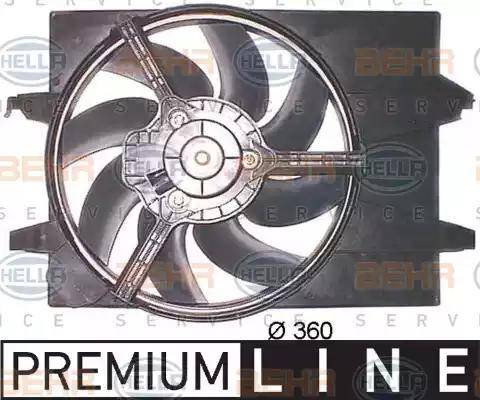 HELLA 8EW 351 043-771 - Ventilateur, refroidissement du moteur cwaw.fr