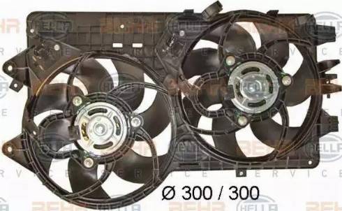 HELLA 8EW 351 039-681 - Ventilateur, refroidissement du moteur cwaw.fr