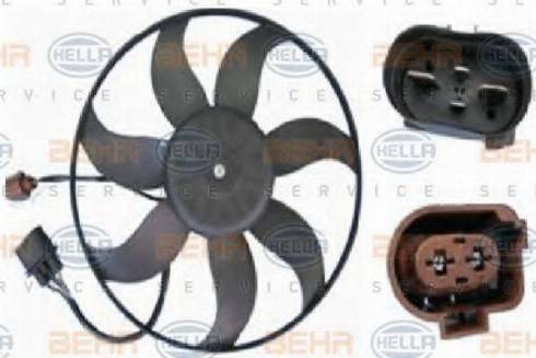 HELLA 8EW 351 039-191 - Ventilateur, refroidissement du moteur cwaw.fr