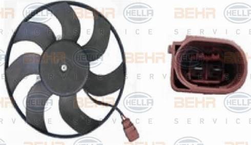 HELLA 8EW 351 039-184 - Ventilateur, refroidissement du moteur cwaw.fr