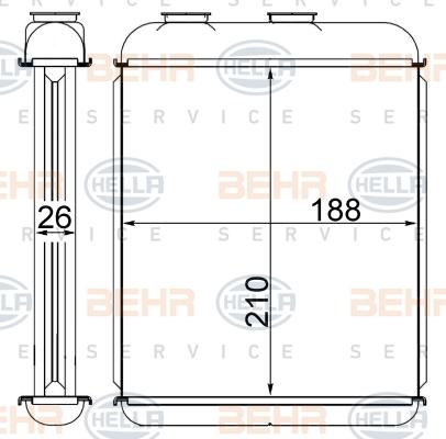 HELLA 8FH 351 024-274 - Système de chauffage cwaw.fr