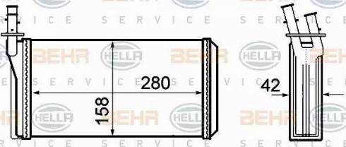 HELLA 8FH 351 308-401 - Système de chauffage cwaw.fr