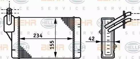 HELLA 8FH 351 311-061 - Système de chauffage cwaw.fr