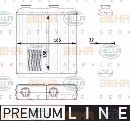 HELLA 8FH 351 311-231 - Système de chauffage cwaw.fr